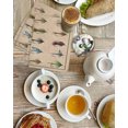 thumbnail image 4 of Ocean Fishhooks Kitchen Dish Towels for Drying Dishes Set of 2, Vintage Coastal Fishing Pattern Brown Waffle Weave Microfiber Hand Tea Bathroom Towels Quick Dry & Absorbent Towel 15.7x23.6, 4 of 7