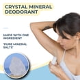 thumbnail image 4 of SOMADA Natural Crystal Salt Deodorant Sticks, Aluminum-Free Antiperspirants Alternative, Hypoallergenic, Unscented, 4.25 oz, 2-Pack, 4 of 8