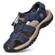 thumbnail image 4 of Men's Sandal Genuine Leather Men Shoes for Summer Large Size Outdoor Walking Shoes Male Sandals Man Slippers Plus Size, 4 of 5