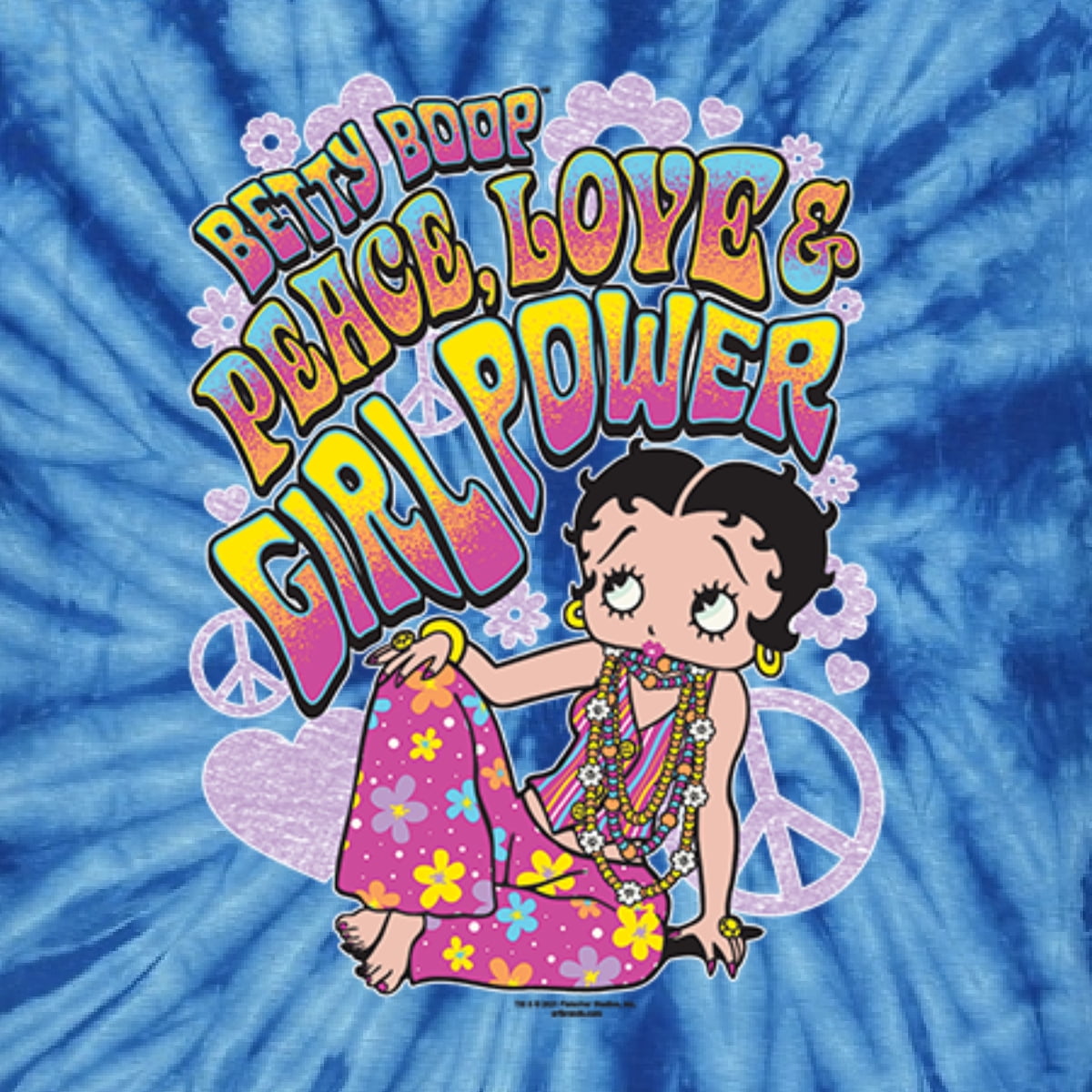 Wild Bobby Betty Boop Peace, Love and Girl Power Betty Boop Tie