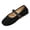 Black, variant on Wensltd Women Shoes Solid Color Mary Jane Flats Solid Color Spring Summer for Office Work Daily