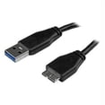 thumbnail image 1 of StarTech   StarTech Cable  2m USB3.0 Slim SuperSpeed A to Micro B Cable Male-Male, 1 of 1