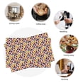 thumbnail image 6 of Rocae Halloween Pumpkin Printed Heat Resistant Place Mats,Classic Hemstitch Cloth Fabric Placemats Imitation Linen Place Mat Table Mats 18x12 inch, 6 of 9