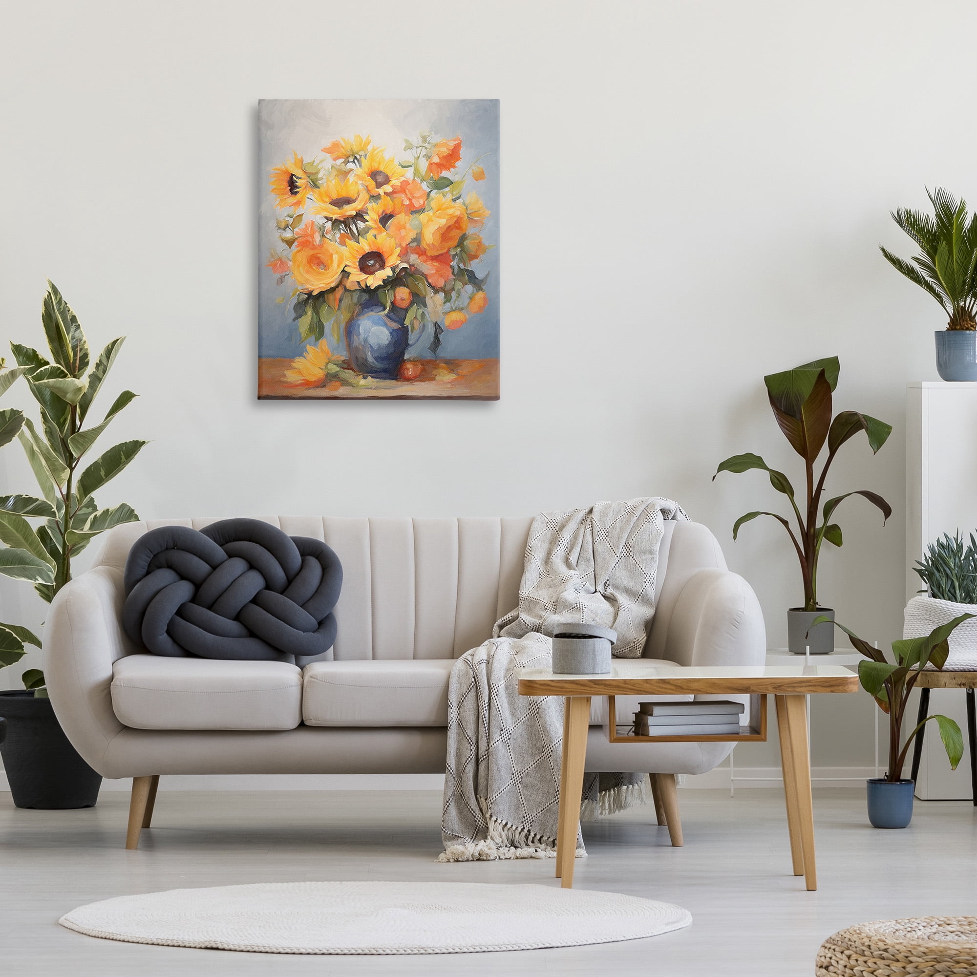 Stupell Industries Classic Bouquet in Vase Botanical & Floral Painting Gallery Wrapped Canvas Art Print Wall Art, 30 x 40