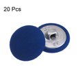 thumbnail image 3 of Uxcell 20pcs 32L Fabric Cloth Covered Button 20mm Metal Shank Round Sewing Buttons for Suits Dress Blouses, Deep Blue, 3 of 5