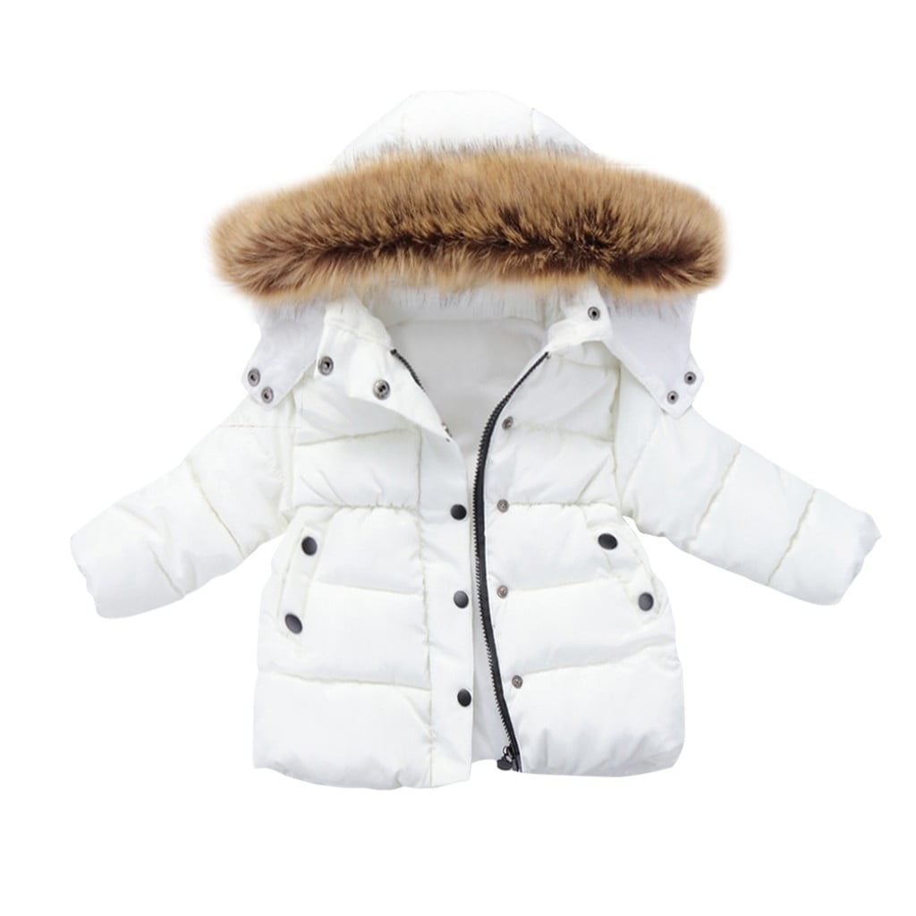 TAIAOJING Toddler Cute Jacket Child Coats Color Winter Hoodie Clothes ...
