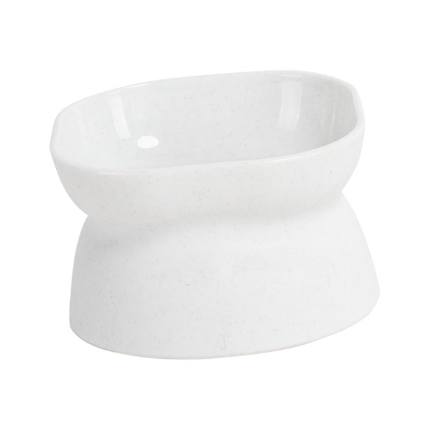 Cuenco para gatos , comedero para gatos, cuenco Reversible para mascotas, cuenco para perros, cuenco para gatos para Blanco jinwen comedero elevado para gatos