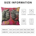 thumbnail image 6 of Acheng Banksy Graffiti Throw Pillow Covers Set of 2,Graffiti Fist Pillow Covers,Vintage Street Graffiti Art Pillowcase for Home Decor,Soft Square Cushion Cover for Sofa Couch Bed White, 6 of 6