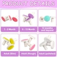 thumbnail image 4 of 12pcs Infant Nail Care Sanding Bands Multi Grit Option Infant Nail Trimming, 4 of 8