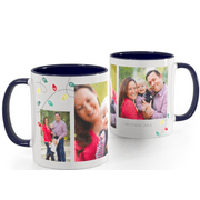 11 oz Blue Ceramic Custom Mug