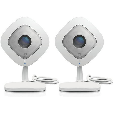 Arlo Q VMC3240 - Network surveillance camera - color (Day) - 1920 x 1080 - 1080p - audio - wireless - Wi-Fi - H.264 (pack of 2)