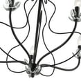 thumbnail image 4 of 42905-68 Livex Lighting Katarina - 5 Light Chandelier In Transitional Style-23 Inches Tall and 23 Inches Wide-Shiny Black Finish    -Traditional, 4 of 8