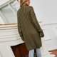 thumbnail image 4 of Puntoco abrigo de mujer y abrigo informal de invierno para mujer botones de manga cárdigan sólido tops suéter con bolsillo liquidación de Navidad Puntoco Puntoco-3521, 4 of 6