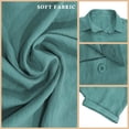 thumbnail image 4 of SHIBEVER Womens Blouse Summer Blouse Short Sleeve Blouses & Button-down Shirts Casual Trendy Green Blouse for Women Tops XXL, 4 of 8