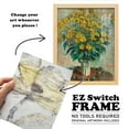 thumbnail image 7 of Une Fleur II - Framed Print w/glass - Natural Wood, 7 of 7