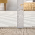 thumbnail image 2 of Abani Zen 8' x 10' Cream Rug – Neutral Modern Linear Pattern, Large Soft Area Rug for Living Room & Bedroom, Durable & Easy to Clean, 2 of 9