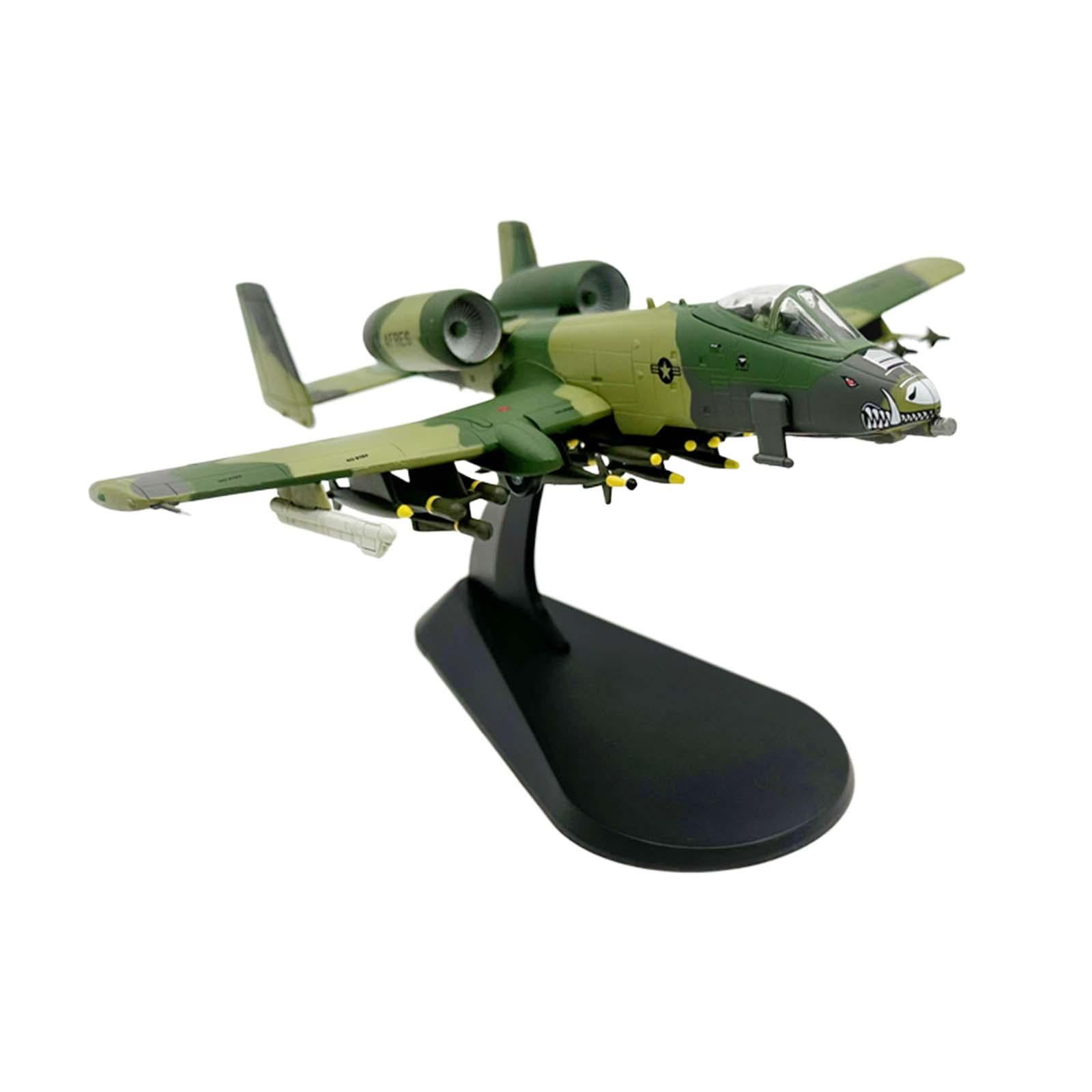 Alloy 1/100 A10 Fighter Diecast Model Tabletop Decor Birthday Gift