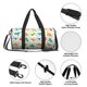 thumbnail image 4 of Balery Dinosaur Bolsa de Gimnasio para Mujeres y Hombres, Bolsa de Viaje Impermeable, Bolsa de Fin de Semana con Compartimento para Zapatos y Bolsillo Húmedo, 4 of 6