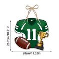 thumbnail image 2 of Football Paper Doors Hang Decorative Hangings For Party Scenes, 2 of 3