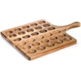 thumbnail image 4 of 30 Holes Reversible Wooden Deviled Egg Platter with Handle, Acacia Wood Deviled Egg Tray Charcuterie Board, Deviled Egg Holder, 17"x13"$$Home Decor, Kitchen, & Other, 4 of 7