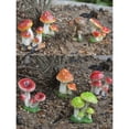 thumbnail image 3 of Figura miniatura de la seta, decoración del jardín de hadas, decoración del bricolaje del musgo del terrario, estatua del hongo escultura del césped, ornamentos de la tabla del hogar, 3 of 9
