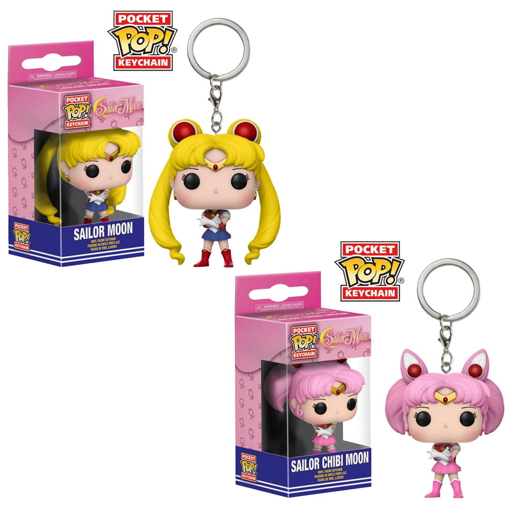 Funko Pocket POP! Keychains - Sailor Moon - SET OF 2 (Sailor Chibi Moon & Sailor Moon) - Walmart.com