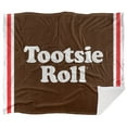 thumbnail image 2 of Tootsie Roll Blanket, 50"x60", Wrapper Silky Touch Sherpa Back Super Soft Throw Blanket, 2 of 5