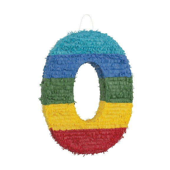 Unique Industries Assorted Colors Birthday Pinata, 15.5"x 4"
