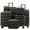 Black Brown, variant on imerelez 6 Piece ABS+PC Hardshell Luggage Set with Spinner Wheels, Lightweight suitcase set with TSA Lock