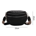 thumbnail image 2 of Bolso de pecho DQrwqpou de cuero para mujer con múltiples bolsillos, 2 of 9