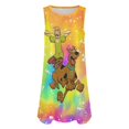 thumbnail image 4 of Scooby Doo Shaggy Sleeveless Dress For Womens Summer Novelty Sundress Soft Casual Knee Length Loose Tank Dress, 4 of 7
