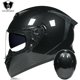 thumbnail image 3 of Accesorios para motocicletas Capacete de moto Casco de motocicleta con certificación DOT Lentes dobles Protección UV Para hombres y mujeres 702, 3 of 5