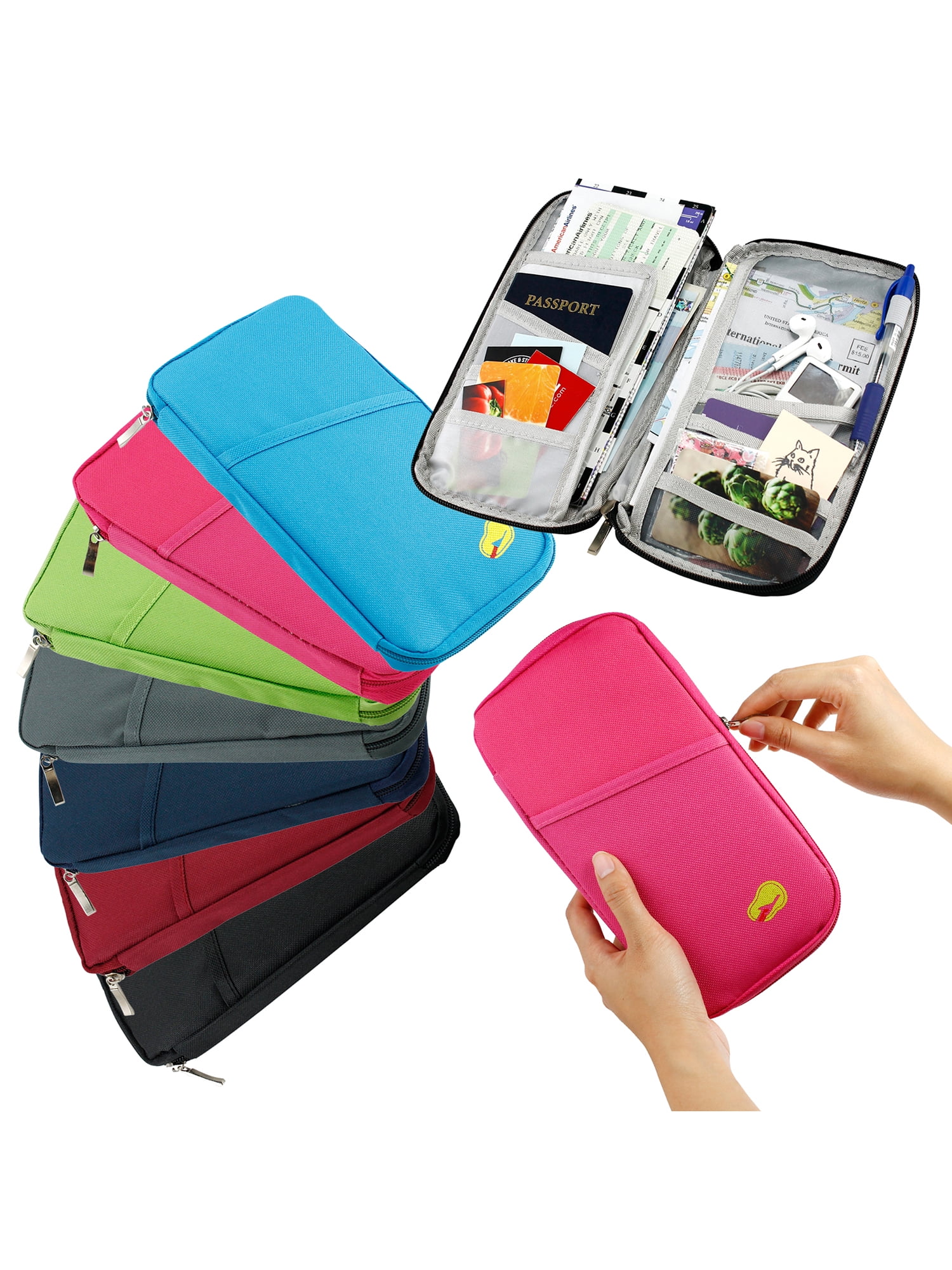 Gili Sharks And Boys Travel Passport /& Document Organizer Zipper Case
