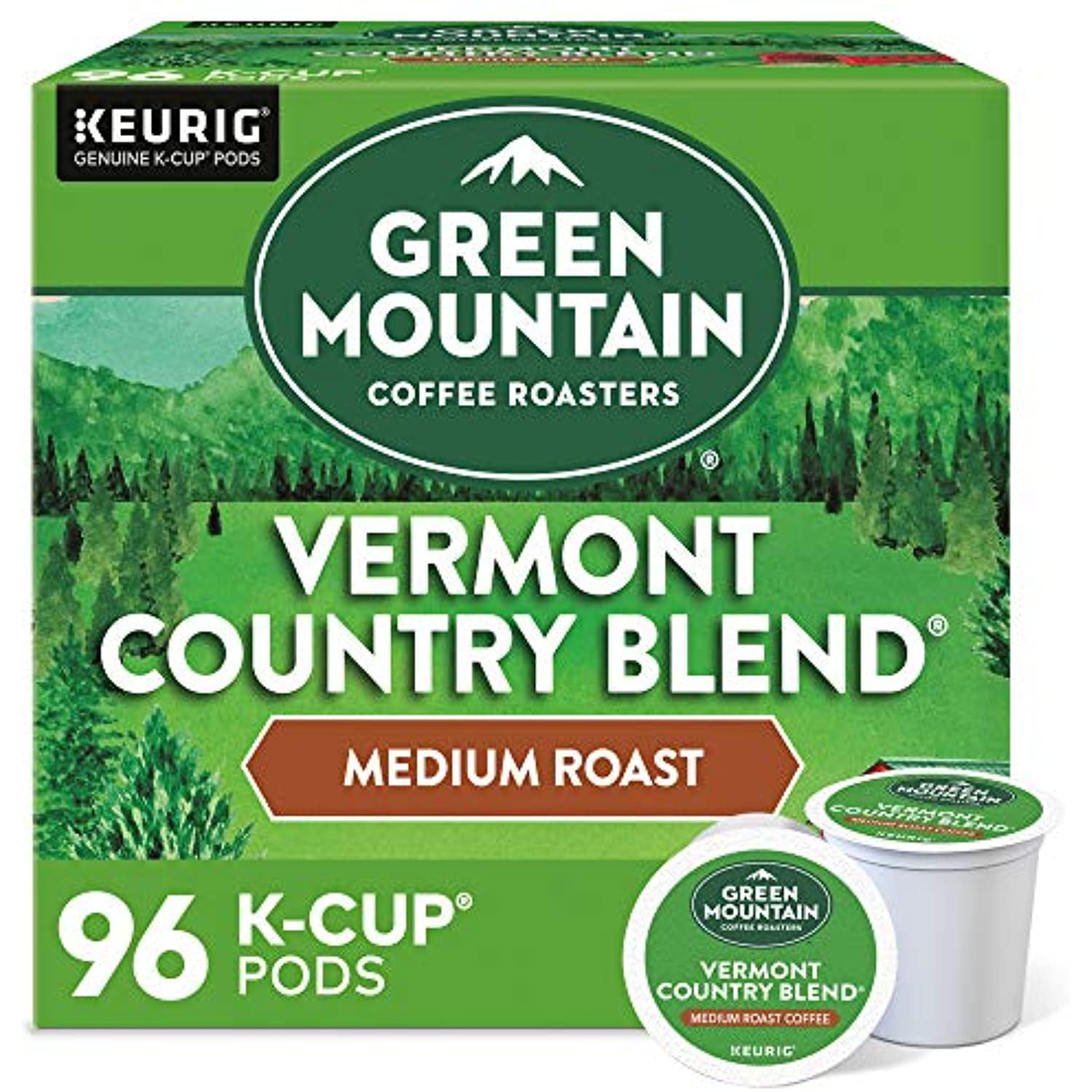 Green Mountain Coffee Roasters Vermont Country Blend, SingleServe