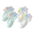 thumbnail image 2 of ITFABS Baby Girls Ankle Short Princess Socks Cotton Lace, 2 of 5