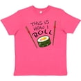 thumbnail image 3 of Inktastic This is How I Roll- Cute Sushi Youth T-Shirt, 3 of 5