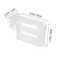 thumbnail image 2 of unbranded 4Jgo Organizador Ajustable Para Puerta Lateral De Refrigerador Separador De Cajones Plástico, 2 of 8