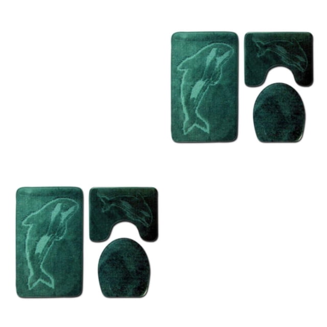 Wosthever Alfombra y estera durables del cuarto de baño del tacto suave para la base antideslizante cómoda que patina Type11 NO11