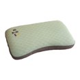 thumbnail image 1 of Almohada de trigo sarraceno para el cuello, ligera, 30 x 52 cm, funda de almohada desmontable para el hogar Verde, 1 of 9