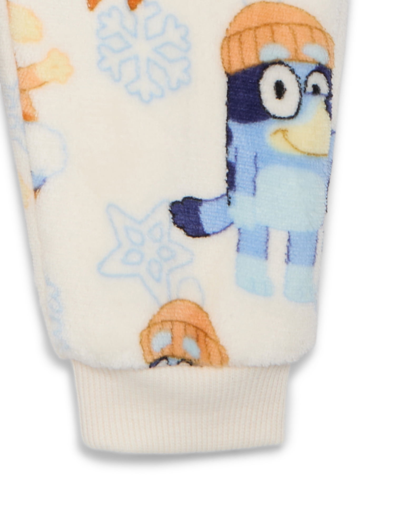 Bluey Unisex Toddler Plush Print Sweatshirt and Pants Set, 2-Piece, Sizes 12M-5T