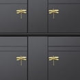 thumbnail image 1 of Manijas de muebles de tón de Accesorios Hardware de decoración con tornillo Perils modernas para armario, puerta, armario, cajón, perfecl Tiradores de libélula de latón, 1 of 7