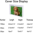 thumbnail image 2 of Dreamtimes 500 PCS Jigsaw Puzzles, Artwork Gift for Adults Teens Spaniel Puppy with Flowers Wooden Puzzle Games, 20.5" x 14.9" 500 Pieces, 2 of 6