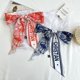 thumbnail image 4 of 2022 Korean Version Autumn And Winter New Tarot Flamingo Women 100% Twill Decoration Ribbon Tie Bag silk scarf Hair Band Scarf, 4 of 4