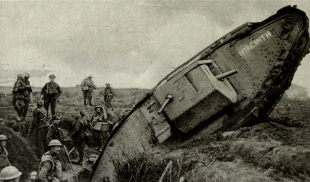World War 1 British Tanks On The Western Front A Tank Named Hyacinth
