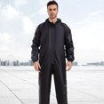 thumbnail image 4 of Overol impermeable para lluvia para hombres y mujeres, impermeable cómodo con capucha, 4 of 8