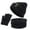 Black, variant on Clearance! Baberdicy Women&Men Autumn Winter Warm Wool Hat Scarf Gloves Slouchy Three Pieces Winter Snow Knit Cap Screen Mittens Scarves Sets Black