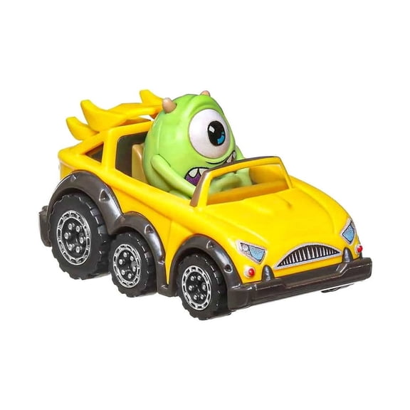 Mike Wazowski, Monsters, Yellow - Mattel Hot Wheels HKB86956M - 2.25" Scale Diecast Model Car