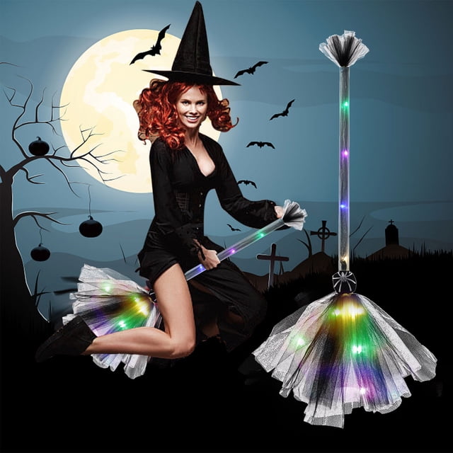 Fwttom Witch Halloween Toy Rudolph Spider Broomstick Academy