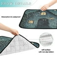 thumbnail image 4 of Qxltty Black Cat Night Scene Cat litter Pads Pet Set of 3 Diaper Mats Center Anti-leakage Layer Absorbent Soft and Comfortable, 4 of 7