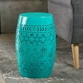 thumbnail image 2 of Desert Fields Valley Iron Side Table, Teal, 2 of 5